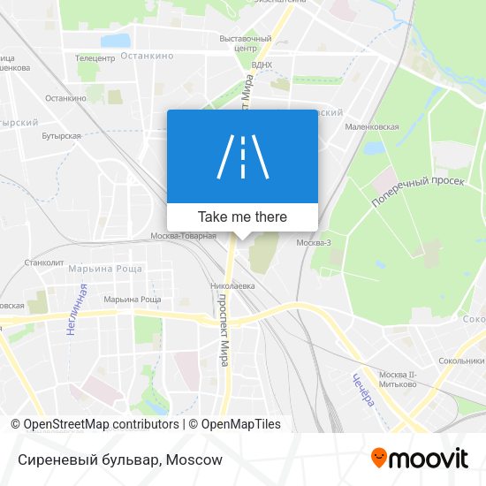 Сиреневый бульвар map