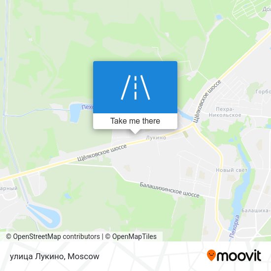 улица Лукино map