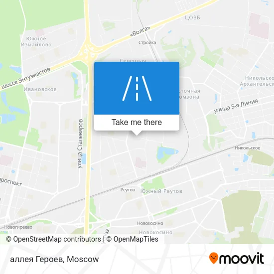 аллея Героев map