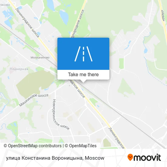 улица Констанина Вороницына map