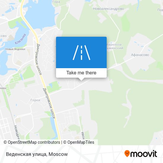Веденская улица map