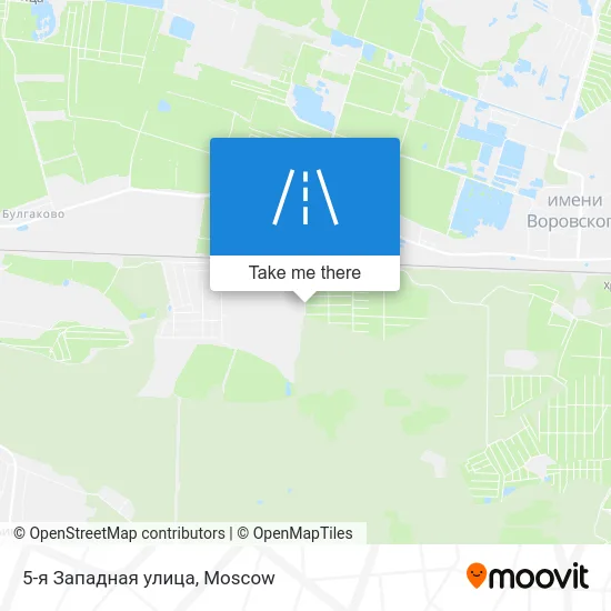 5-я Западная улица map