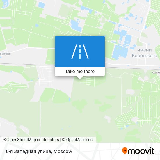 6-я Западная улица map