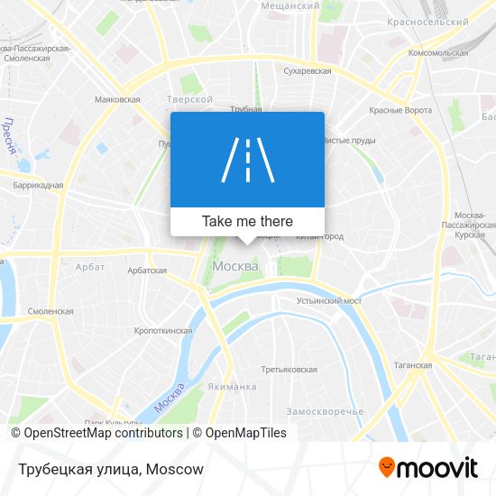 Трубецкая улица map