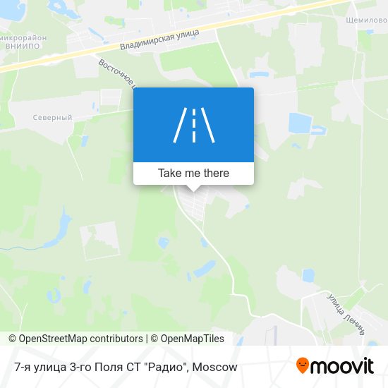 7-я улица 3-го Поля СТ "Радио" map