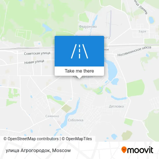 улица Агрогородок map