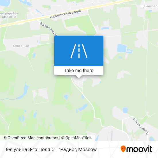 8-я улица 3-го Поля СТ "Радио" map