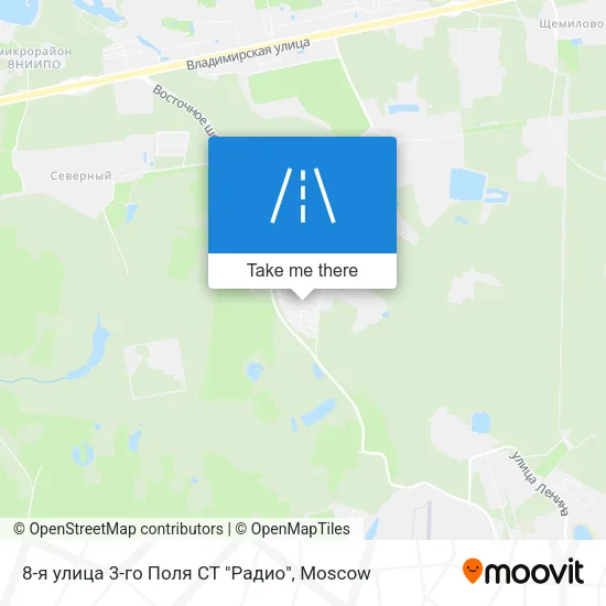 8-я улица 3-го Поля СТ "Радио" map