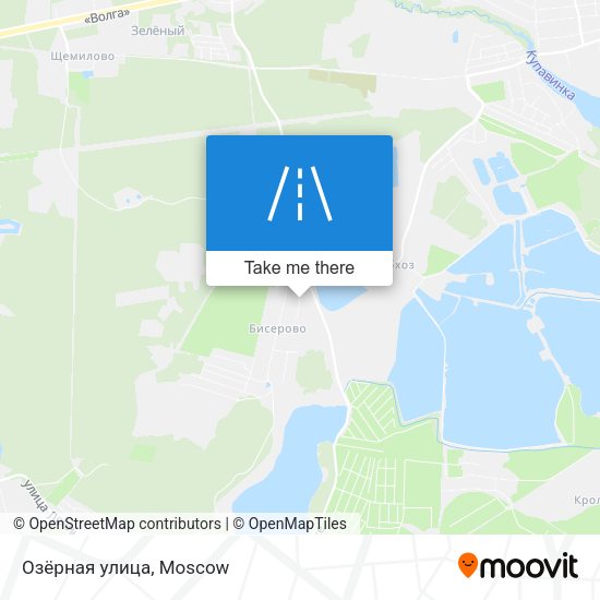 Озёрная улица map