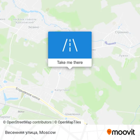 Весенняя улица map