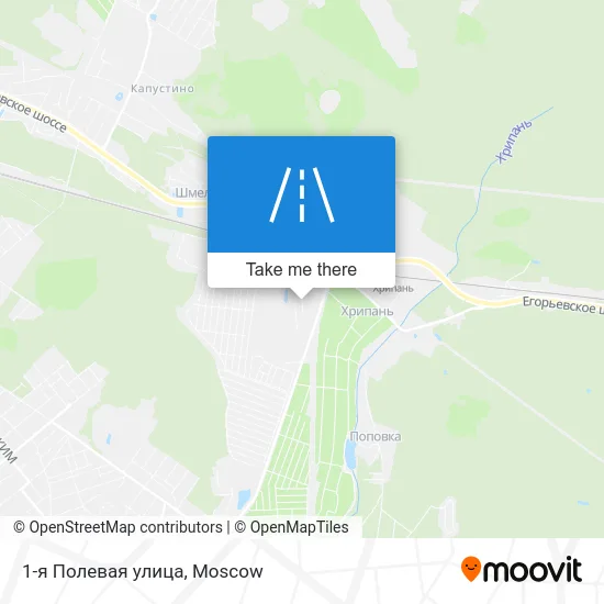 1-я Полевая улица map