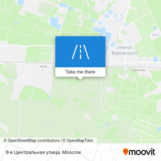 8-я Центральная улица map
