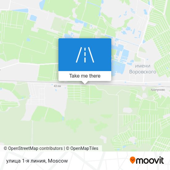 улица 1-я линия map