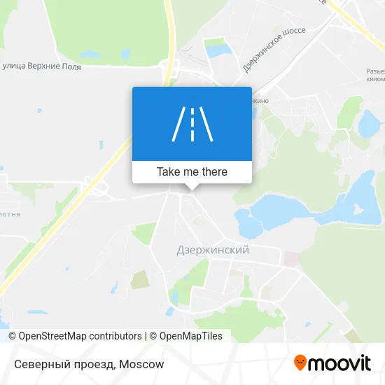Северный проезд map