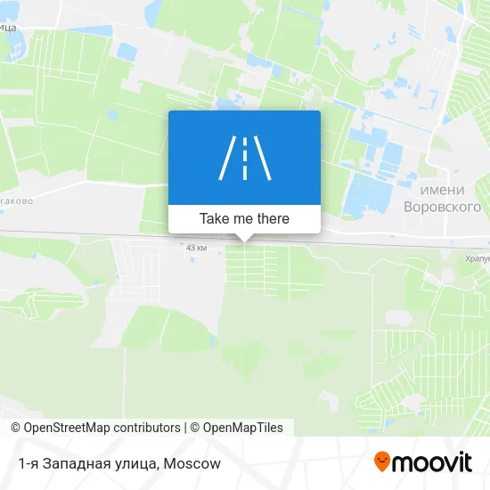 1-я Западная улица map