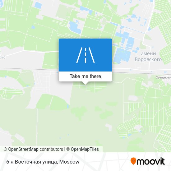 6-я Восточная улица map