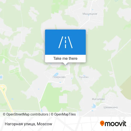 Нагорная улица map