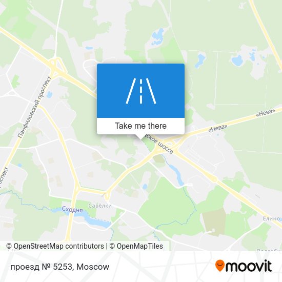 проезд № 5253 map