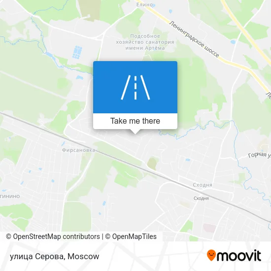 улица Серова map