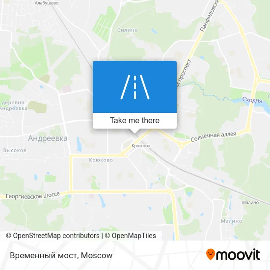 Временный мост map