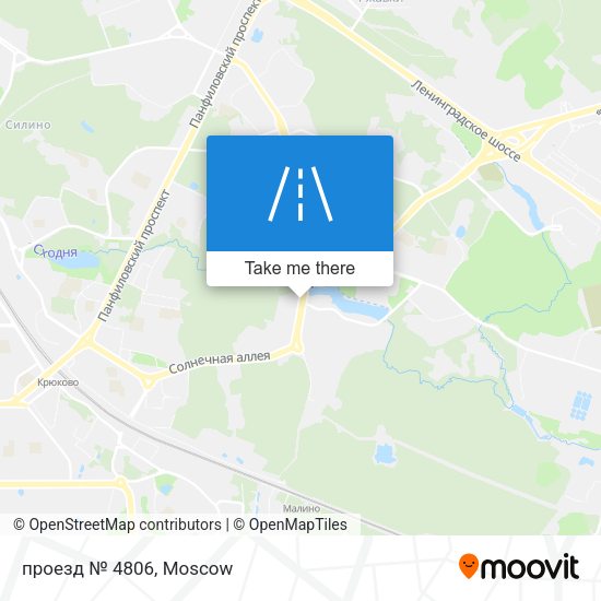 проезд № 4806 map