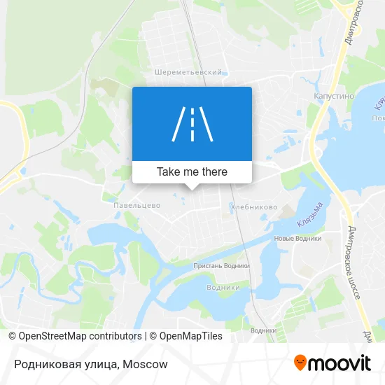 Родниковая улица map