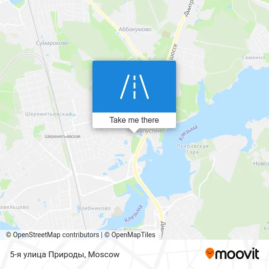 5-я улица Природы map