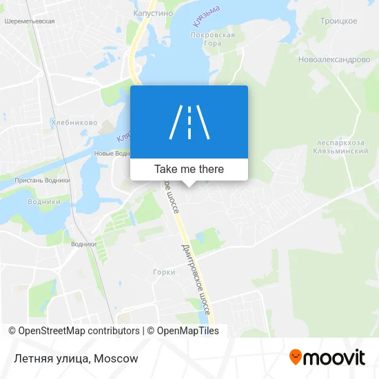 Летняя улица map