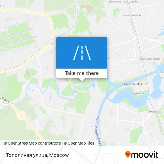 Тополиная улица map