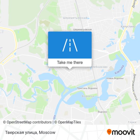 Тверская улица map
