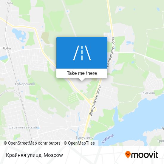 Крайняя улица map