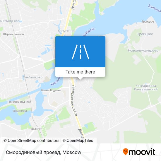 Смородиновый проезд map