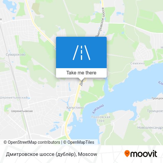 Дмитровское шоссе (дублёр) map