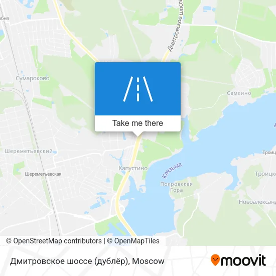 Дмитровское шоссе (дублёр) map