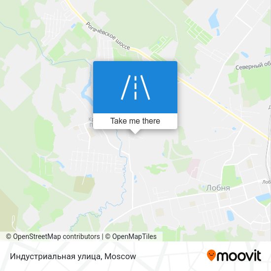 Индустриальная улица map