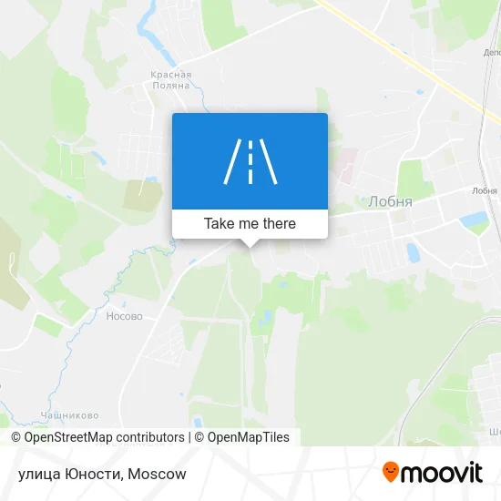 улица Юности map