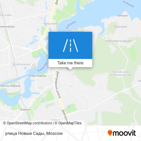 улица Новые Сады map
