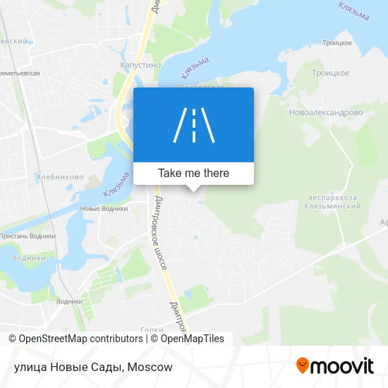 улица Новые Сады map