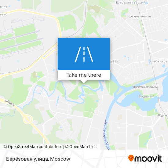 Берёзовая улица map