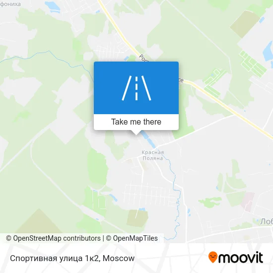 Спортивная улица 1к2 map