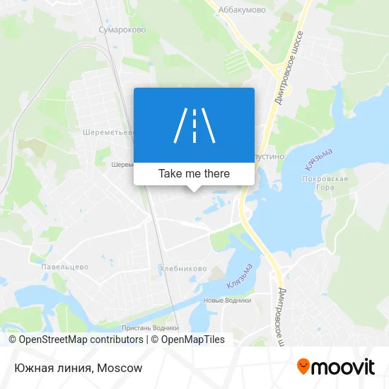 Южная линия map