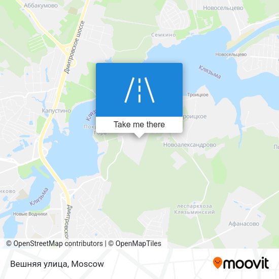 Вешняя улица map