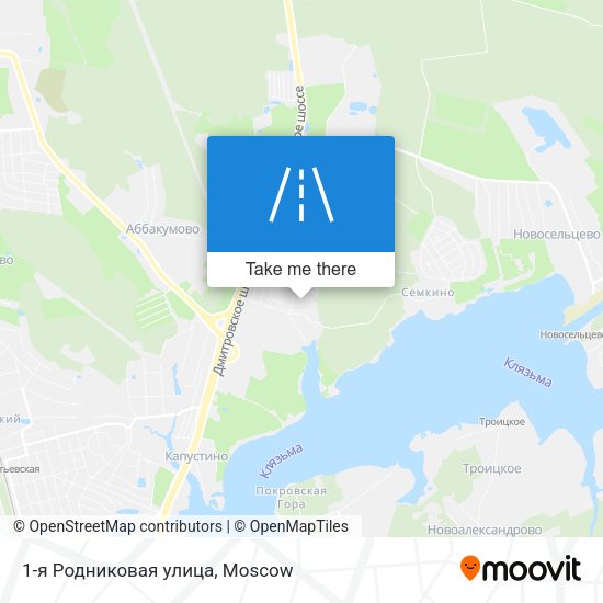 1-я Родниковая улица map