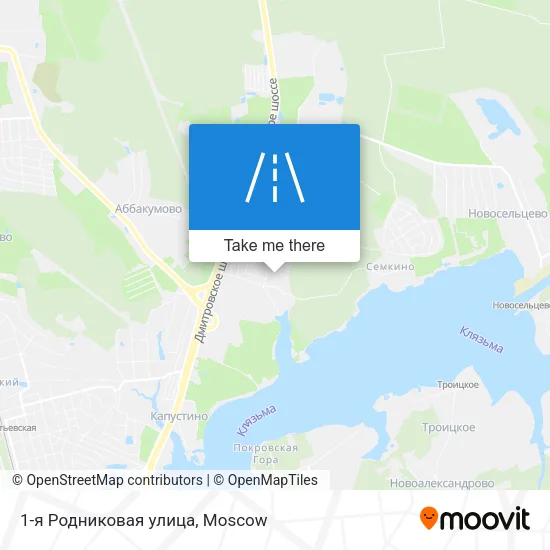 1-я Родниковая улица map