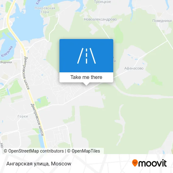 Ангарская улица map