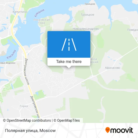 Полярная улица map