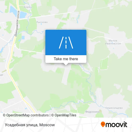 Усадебная улица map