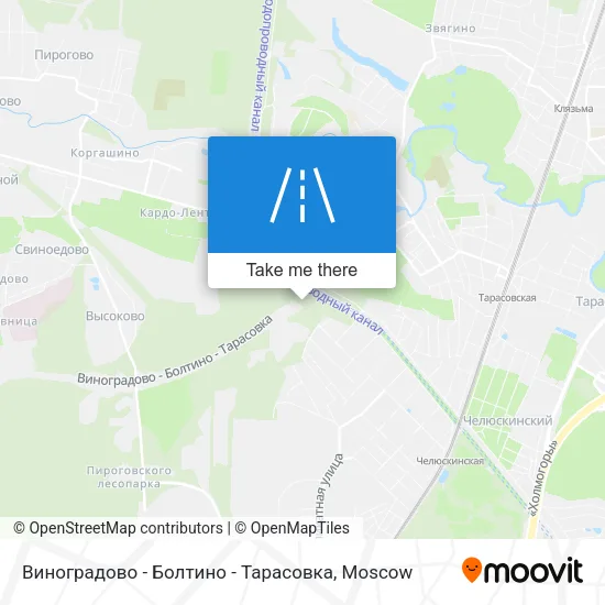 Виноградово - Болтино - Тарасовка map