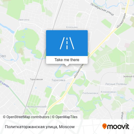 Политкаторжанская улица map