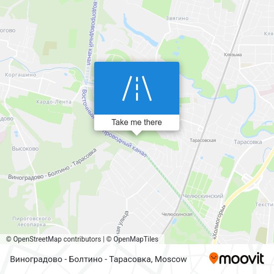 Виноградово - Болтино - Тарасовка map